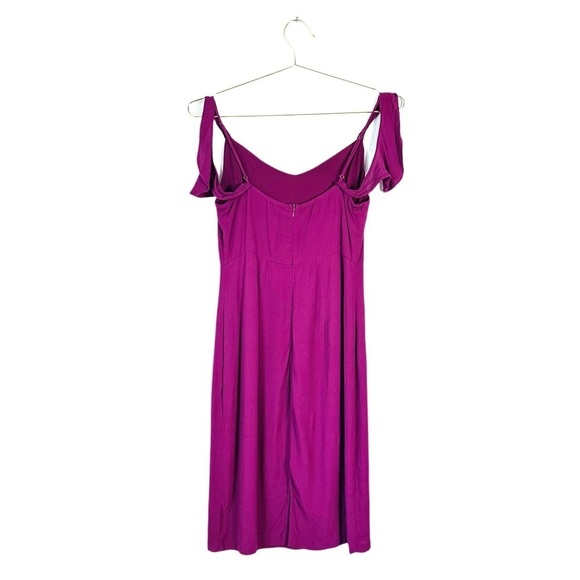 ASTR The Label Magenta Ruffle Shoulder Cami Sheath Dress Size M - Picture 6 of 6